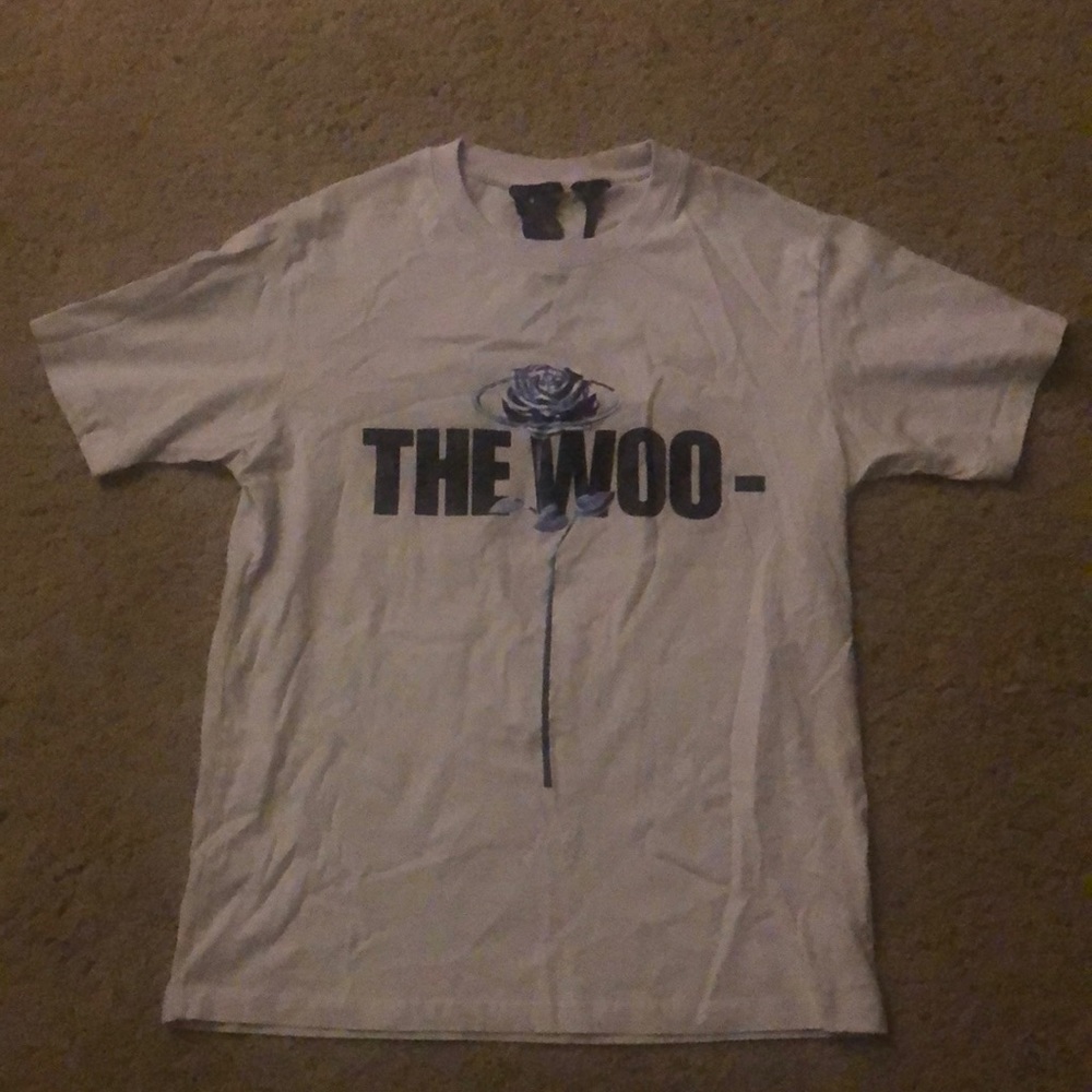 Vlone Pop Smoke white tee